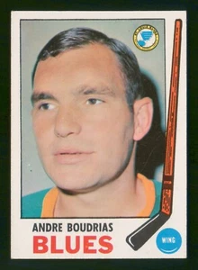 ANDRE BOUDRIAS 1969-70 TOPPS Nº 16 EX+ 75556 - Imagen 1 de 2