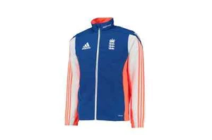 ENGLAND CRICKET PRESENTATION JACKET ROYAL BLUE M - Picture 1 of 1