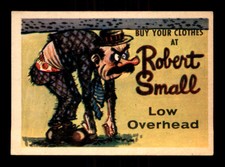 1960 Leaf Foney Ads #10 Robert Small Clothes   EX+ X2605050