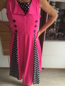 Elegantes Cocktail- Kleid im 50er Jahre Stil / Hochzeit /karneval/ Gr. ca 38/40 - Bild 1 von 12