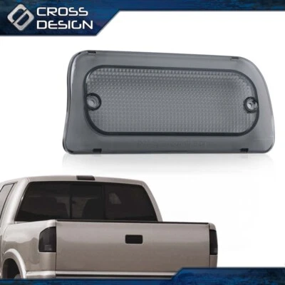 Fit For 94-04 Chevy S10 GMC Sonoma Reg/Crew Cab Smoke Lens 3rd Third Brake Light Foto 1 de 4