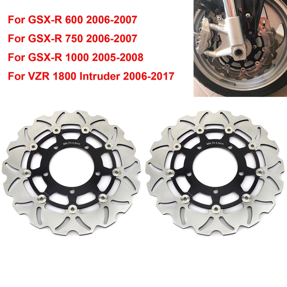 For Suzuki Boulevard VZR 1800 M109 R R2 Intruder M1800 Front Brake Rotors Discs Foto 1 de 4