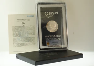 1881 CC Morgan Silver Dollar Coin $1 GSA Hoard PCGS MS63 90% Silver with Box COA - Picture 1 of 7