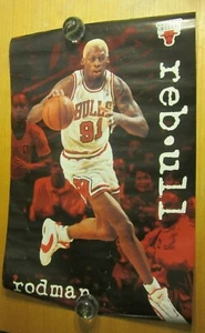 Dennis Rodman 1995 Costacos Bros. 23”X35” Poster reb.ull NBA Chicago Bulls - Picture 1 of 2