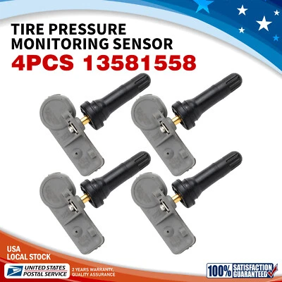 4PCS TPMS Tire Pressure Sensor 13581558 Fit For Chevrolet Malibu 2010~2014 - Imagem 1 de 4