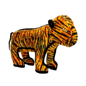 Tuffy Zoo Animal Series Jr Tiger Interactive Play Dog Squeaker Toy Junior - Picture 1 of 5