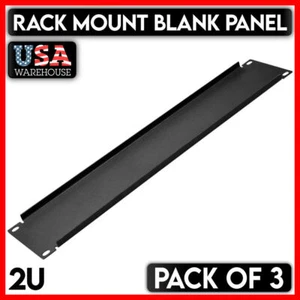 2U Rack Mount Blank Spacer Rackmount Panel 19" Server Rack Enclosure Spacer - Picture 1 of 4