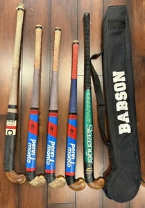 Lot Of 5 Vintage Field Hockey Stick Penn Monto Slazenger Phantom Eagle  - Picture 1 of 6