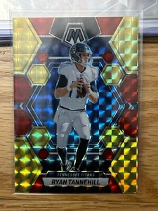 Mosaic Football 2023 - Ryan Tannehill Red/Yellow Fusion Choice Prizm /80