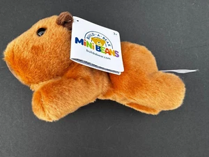 Build A Bear Mini Beans Capybara Stuffed Animal Plush - New - Imagen 1 de 5