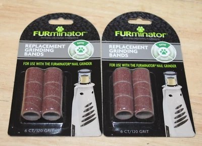 Paquete de 2 bandas de molienda de repuesto para amoladora de uñas Furminator, 6 unidades por paquete Foto 1 de 2