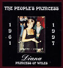 timbre bloc stamp Lady Diana The People's Princess 1961 / 1997