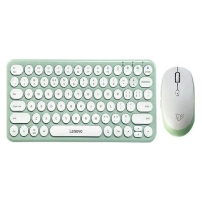 NEW Original Lenovo MK24 2.4G Wireless + Bluetooth 2 in 1 Keyboard & Mouse Set - Image 1 of 4