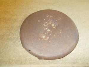 VTG UNKNOWN ROUND GUARD COVER SHEILD RAT BIKE BOBBER SEAT PAN REPURPOSE - Bild 1 von 12