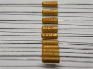 10 Kemet T322A334K035AS .33uF 35V 10% Axial Solid Tantalum Capacitors - Picture 1 of 1