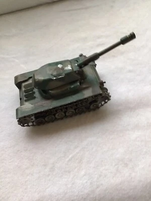 Ancien Jouet Gros Tank Char ,Fonte Aluminium Sipla 766 Breveté Collection Italie - Photo 1/4