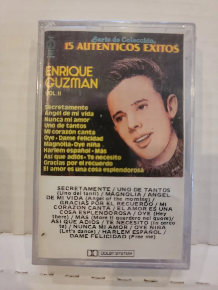 Enrique Guzman 15 Autenticos Exitos Vol II Serie de Coleccion Cassette New Seale - Image 1 of 3