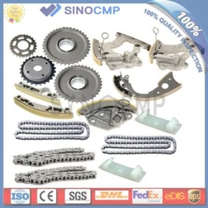 Timing Chain Kit Fits AUDI A6 C7 A7 A8 Q5 Q7 S4 S5 B8 VW 3.0T V6 CJTC w/Gears - Picture 1 of 6