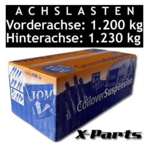 Coilover JOM VW TOURAN 1T 1.9TDi DSG 2.0TDi DSG + ammortizzatore a gas nuovo - Foto 1 di 1