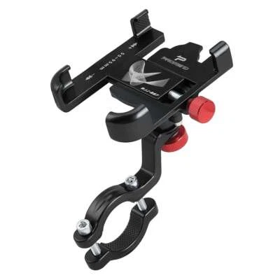 Soporte de manillar GPS para teléfono celular 360° de aluminio para motocicleta bicicleta Foto 1 de 4