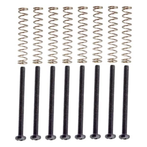 8x Black Humbucker Dual Coils Pickup Rahmenschrauben M2.5 für E Gitarre - Picture 1 of 5