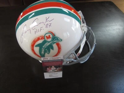 拉里·克森卡亲笔签名签名亲笔签名迈阿密海豚队全尺寸复制品头盔 JSA — 第 1/4 张图片