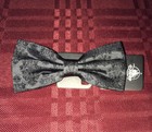 Disney Parks Haunted Mansion Silk Bow Tie Wallpaper Necktie New