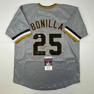 Autographed/Signed Bobby Bonilla Pittsburgh Grey Baseball Jersey JSA COA - Picture 1 of 4