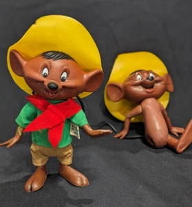 Vintage R. Dakin Looney Tunes Speedy Gonzales Complete + Bonus Speedy for Parts! - Picture 1 of 11