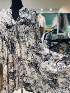 Multi color, short dress, one size, made in Italy - Picture 1 of 3