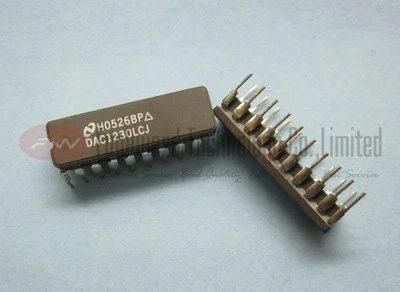 NSC DAC1230LCJ DAC1230 uP Compatible 12BIT D/A Converter CDIP-20 X 1PC NEW - Image 1 of 4