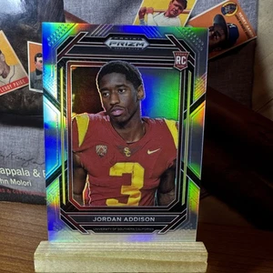 2023 Jordan Addison Prizm Draft RC #136 Silver Prizm Image Variation Hot SSP! - Picture 1 of 2