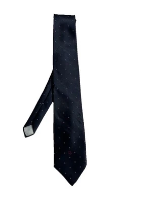 Corbata azul CHRISTIAN DIOR mezcla de poliéster para hombre con patrón bordado M. en EE. UU. E.C Foto 1 de 4