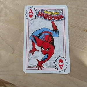 SPIDERMAN~Asso di Cuori~Marvel Comics~Universal Studios scheda singola - Foto 1 di 3