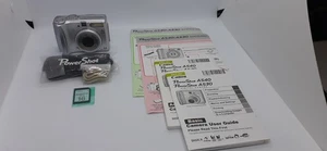Canon PowerShot A540 6.0MP Silver Digital Camera w/ SD Card TESTED Works ! - Picture 1 of 13