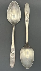 Presentación Silverplate, 1948 por ONEIDA SILVER Juego de 2 cucharas 6" - Imagen 1 de 16