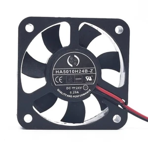 1 pcs HA5010H24B-Z 5010 24V 0.20A CPU Silent 5CM Cooling Fan - Picture 1 of 5