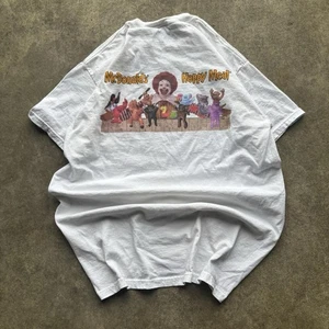 Vintage 1998 McDonalds Happy Meal Ty Teanie Beanie Baby Promo Snack Shirt Large - Picture 1 of 5