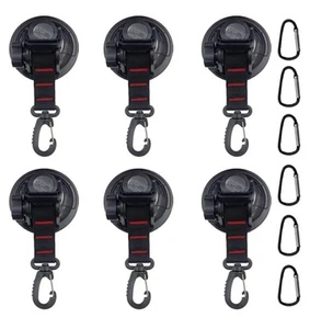 Anclaje de ventosas de alta resistencia de 6 piezas con ganchos. Perfecto para todas las ocasiones. - Imagen 1 de 6