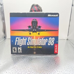 Microsoft Flight Simulator For 98 Windows 95/98/NT PC Game Atari- Factory sealed - Picture 1 of 4