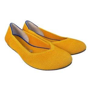 Mujer Rothy's Caléndula Plana Sin Cordones 6.5 Punta Redonda Elástica Ballet Ligera ¡EXCELENTE ESTADO USADO! - Imagen 1 de 15
