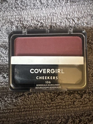 1-CoverGirl Cheekers Bordeaux Burgundy 106 Face Blush 3g Made In USA -Sealed - Image 1 of 4