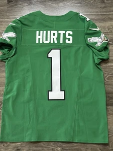 Jalen Hurts Philadelphia Eagles Nike Vapor F.U.S.E. Jersey ELITE Kelly verde - Imagen 1 de 6