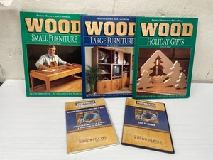 Better Homes and Gardens Books: Woodworking  3 Books /3 DVD's - Value! (12120RK) - Imagen 1 de 3