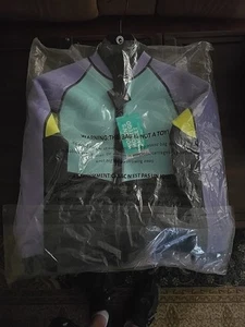BRP Sea-Doo Womans Montego Jacket Turquoise Small Neoprene PWC RIDING JACKET - Picture 1 of 7