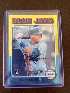 2024 Topps Heritage High Number Cam Eden Chrome Rookie Blue Jays /699 #678 - Picture 1 of 3