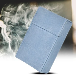 Light Blue Elegant Style Portable Cigarette Box Storage Case Protec-tion Con HOT - Picture 1 of 10