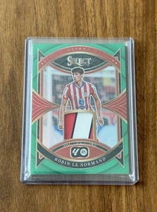 2024-25 Panini Select La Liga Robin Le Normand Seleziona Swatches Green Prizm /5 - Foto 1 di 2