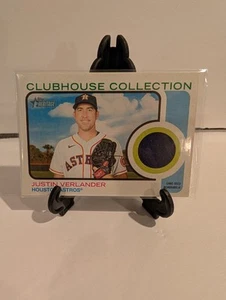 2022 Topps Heritage - Clubhouse Collection Relics Justin Verlander Houston Astro - Bild 1 von 2