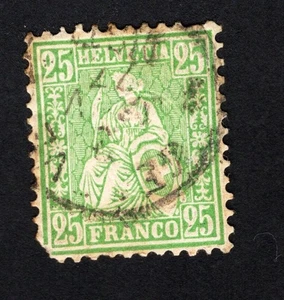 Switzerland 1881 stamp Mi# 41 used CV=120$ - Picture 1 of 2